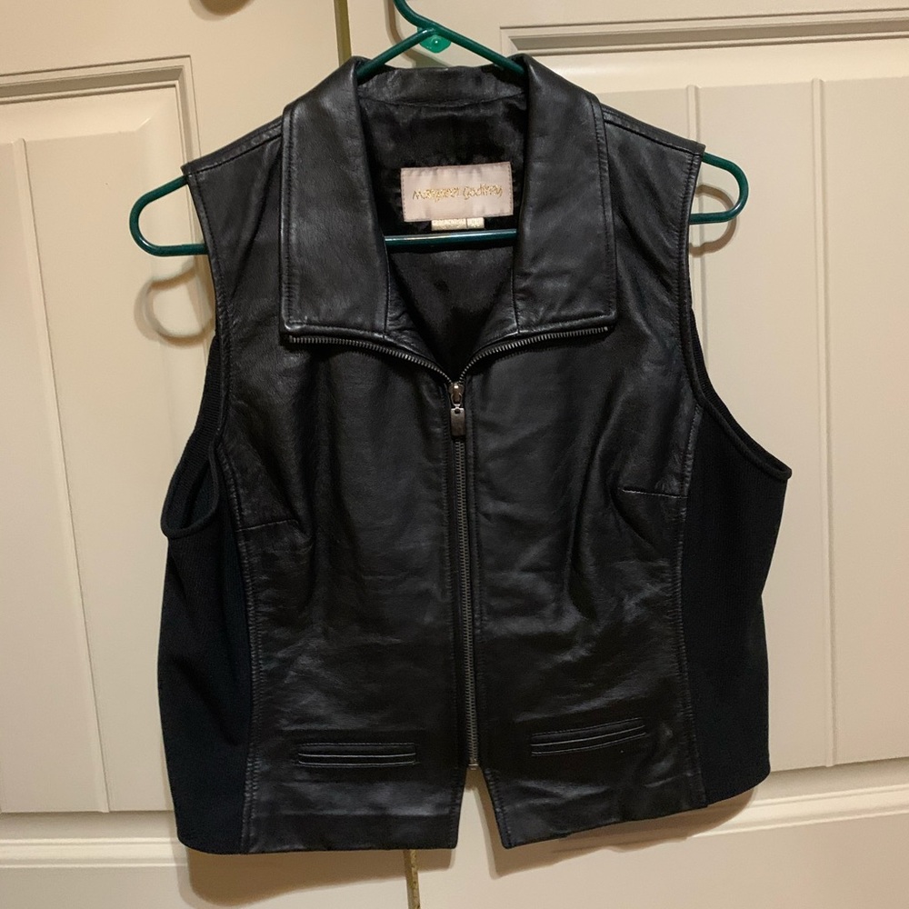 Vintage 1980’s leather vest